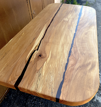 стол из слэба бука