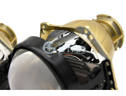 Биксеноновая линза Aozoom Hella 3R Premium Black Edition Gold (Domax Pro2 MT88)