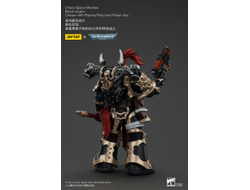 Избранный Черного Легиона (Warhammer 40k) - КОЛЛЕКЦИОННАЯ ФИГУРКА 1/18 Black Legion Chosen with Plasma Pistol and Power Axe (JT00959) - JOYTOY