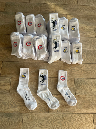 Спортивные носки Volleylife с вашим логотипом  (с махровым следом)