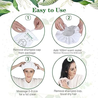 Shampoo Cap - თმის დასაბანი ქუდი შამპუნის შემცველობით მწოლიარისთვის, საბითუმო და საცალო