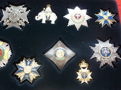Коллекция "Ордена иностранных государств" в планшете! Часть 2-я. Муляжи.
