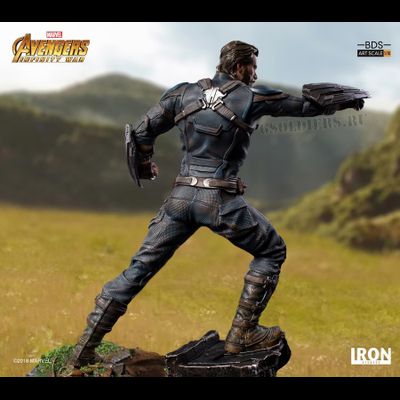 Капитан Америка (Мстители: Война бесконечности) КОЛЛЕКЦИОННАЯ ФИГУРКА (статуэтка) 1/10 Marvel Captain America Scale 1/10 - Avengers: Infinity War - Iron Studios