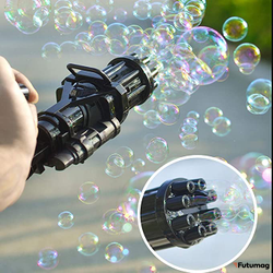 МАШИНКА ДЛЯ СОЗДАНИЯ МЫЛЬНЫХ ПУЗЫРЕЙ ПУЛЕМЕТ ЧЕРНЫЙ