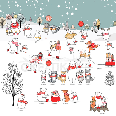 ФП штамп "Деревца"