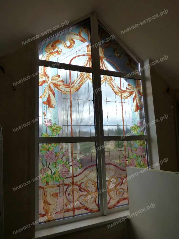 Витражи на окна вместо штор