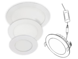 Встраиваемые светодиодные светильники даунлайты (downlight)