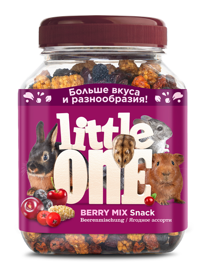 Little One для грызунов и кроликов Ягодное ассорти, 200 г
