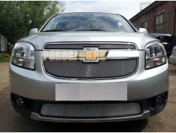 Защита радиатора Chevrolet Orlando chrome середина