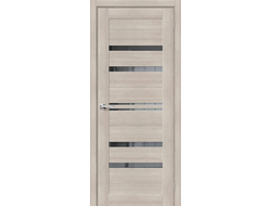 Дверь Межкомнатная - Б-30 Зеркало (Cappuccino Melinga)