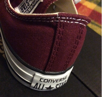 Кеды Converse унисекс Бордо