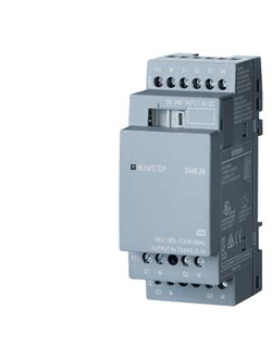 6ED1055-1CB00-0BA2 LOGO! DM8 24, МОДУЛЬ РАСШИРЕНИЯ, НАПРЯЖЕНИЕ ПИТАНИЯ/ВХОДОВ/ВЫХОДОВ: 24 В/24 В