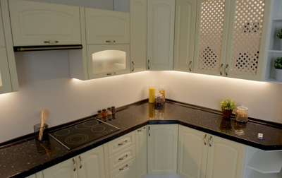 Композиция модульной кухни Равенна Фаби(Ваниль)