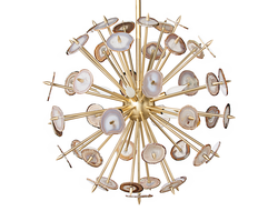 Люстра Agate Burst Chandelier Brass