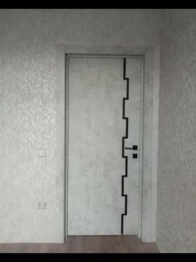 PRESTIGE. МОДЕЛЬ ТЕХНО 1, ВЕРТИКАЛЬНАЯ ГЕОМЕТРИЧЕСКАЯ ВСТАВКА из СТЕКЛА ТРИПЛЕКС или ЗЕРКАЛА.