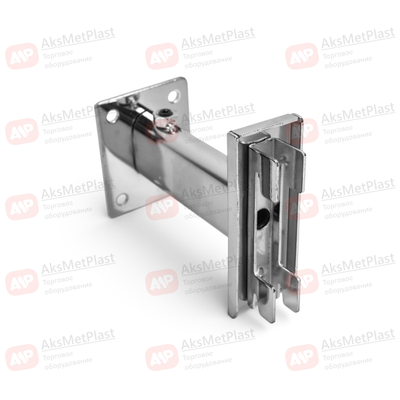 KM10 Дистанционное крепление хромированное к стене колонны регулируемое длина 70—115 мм