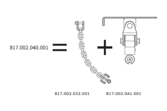 Шарнирный подвес для качелей гнездо KBT повышенной прочности, на плоском основании, нерж. сталь,  со страхующим элементом, арт. 817.002.040.001