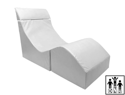 Терапевтическое релаксирующее кресло "Кубик" Взрослый - L70xB60xH60 красный