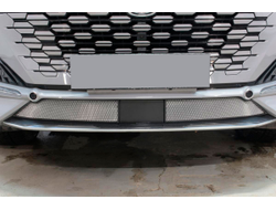 Защита радиатора Changan UNI-K 2020- chrome низ (2 части)