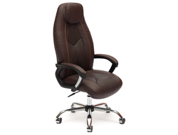 Кресло офисное «Босс люкс» (Boss lux) коричневый
