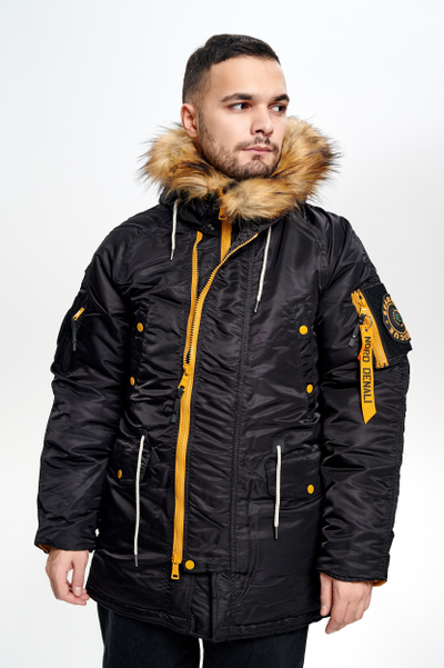 Куртка N3B COMPASS BLACK/YELLOW