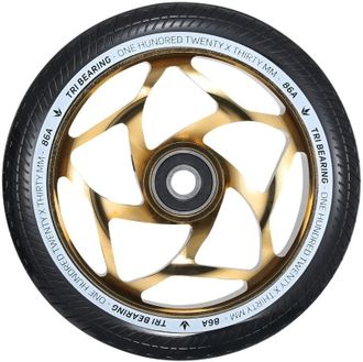 Продажа колес BLUNT TRI BEARING (Black/Gold) для трюковых самокатов в Иркутске