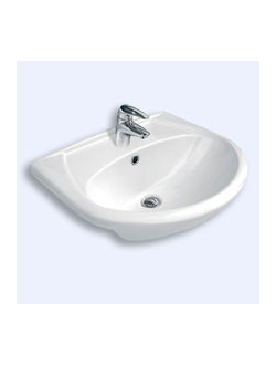 Раковина встраиваемая Cersanit Erica 50 ERI50 S-UM-ERI50/1-w 1 отв. белый 1 cорт