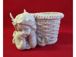 Кашпо Ангел 24*15см   1,1кг   полистоун Россия 1130//013230-1