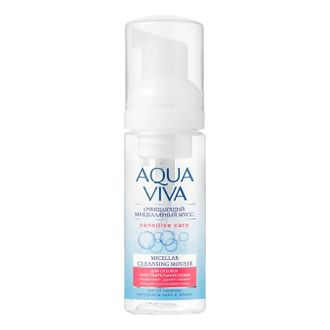 ROMAX Мицеллярный Мусс Очищающий для всех типов кожи Aqua Viva 1