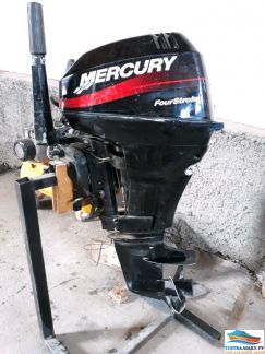 Чехол на капот Меркурий 9,9  л.с. - 4 такта (2002 г.) 2 шт  серый по акции