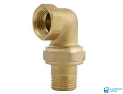 Разъемное соед.(американка) угловая VIEIR  1/2'' вр/нр латунь в Тамбове