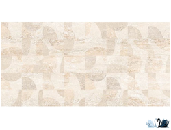 Плитка настенная Belani Травертин Декор 1 кремовый 30х60 см псевдо - мозаика купить у Marysя