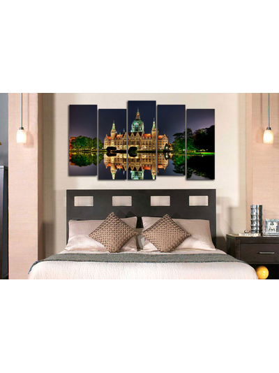 Модульная картина "Нью сити холл"