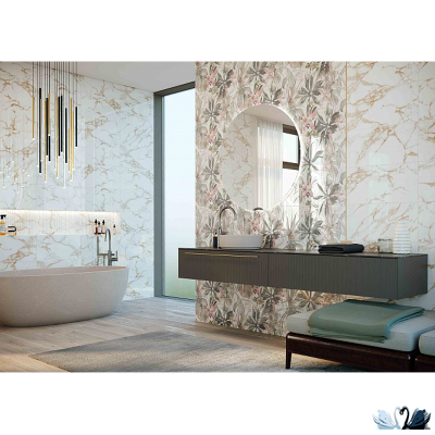 Плитка Creto Shine white 30х90 см настенная