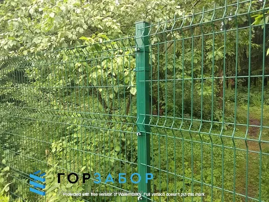 Забор для дачи из 3Д панелей