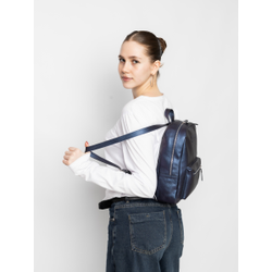 Женский кожаный рюкзак Anzolla Premium indigo (арт. 
3040-56)