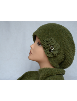 Зимний женский берет зима 2021 Vizio Италия фото зимних головных уборов для женщин