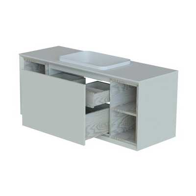 ШКАФ НИЖНИЙ ФРЕЙМ 1400-570-8 СТОЛЕШНИЦА НАТУРАЛЬНЫЙ МРАМОР BIANCO CARRARA