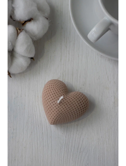 СВЕЧА "СЕРДЦЕ" капучино
