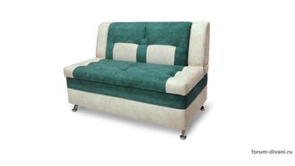 Кухонный ДИВАН "ФОРУМ-10", Зеленый/Слоновая кость