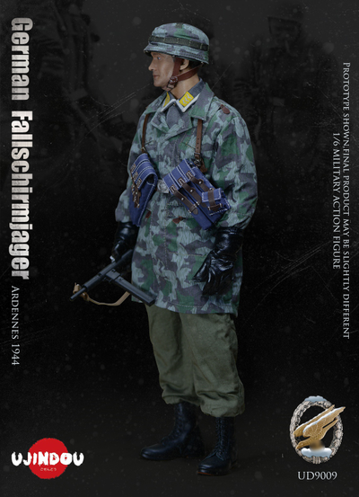 Немецкий парашютист в Арденнах, 1944 г  - КОЛЛЕКЦИОННАЯ ФИГУРКА 1/6 WWII German Fallschirmjager Ardennes 1944 (UD9009) - UJINDOU
