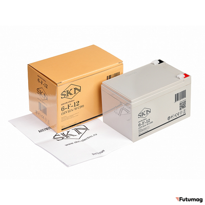 Аккумулятор для ИБП SKN 6-F-12 (12V12A/H C20)