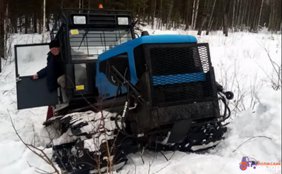 Болотник ДТ-75 с неповоротным отвалом БНДТ-20