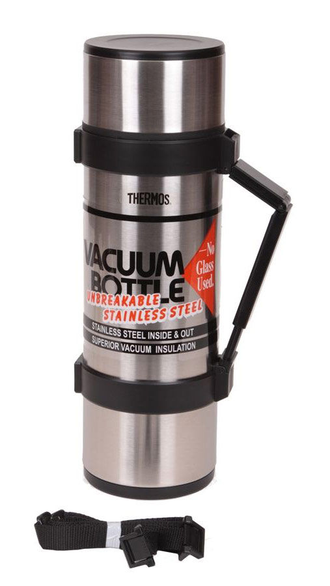 Термос THERMOS NCB-12B Rocket Bottle, 1.2л, серебристый