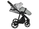 Коляска 3в1 Roan Sol Flowers Gray/Black (руч.Черная)