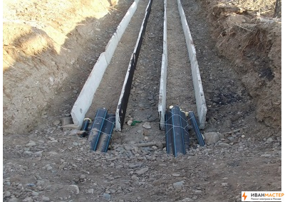 Прокладка силового кабеля к частному дому ИВАНМАСТЕР