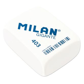 Ластик каучуковый Milan GIGANTE 6,8х5,1х2,8 белый
