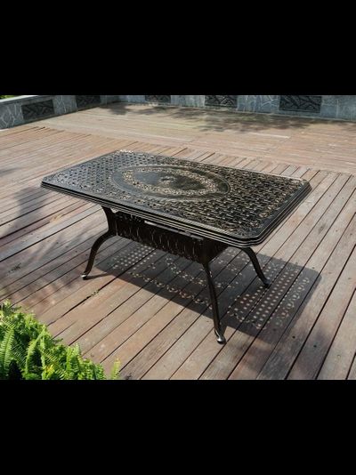 Обеденный комплект из литого алюминия MORIS