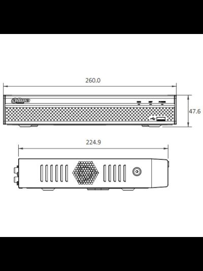 NVR IP видеорегистратор DHI-NVR2104HS-4KS2 Dahua