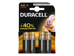 Батарейки Duracell Basic пальчиковые АА (цена упаковки 200 рублей)